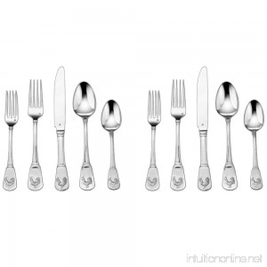 2-Pack of 20-Piece Flatware Set French Rooster (CFE-01-FR20) - B01M0SH4I0